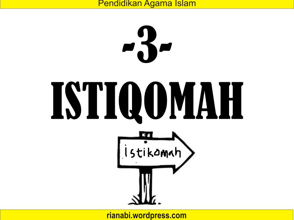 -3-ISTIQOMAH