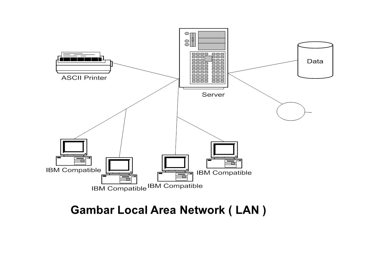 Gambar Local Area Network ( LAN )‏