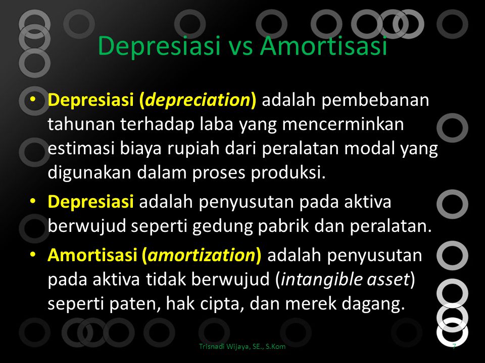 Depresiasi vs Amortisasi