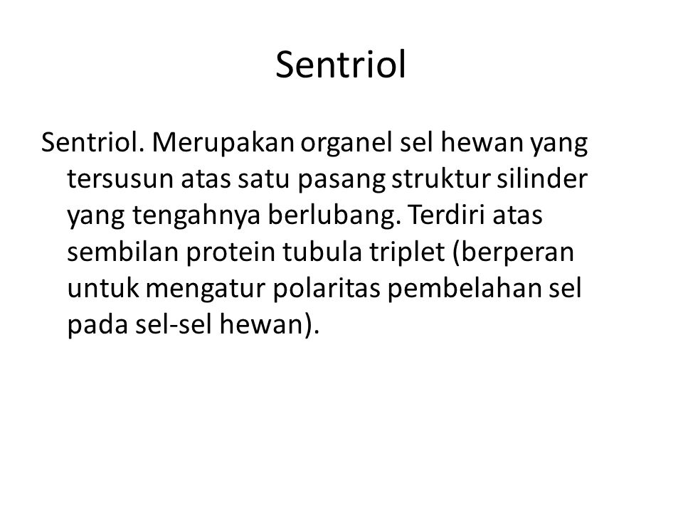 Sentriol