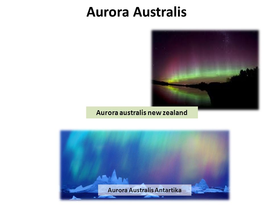 Aurora australis new zealand Aurora Australis Antartika