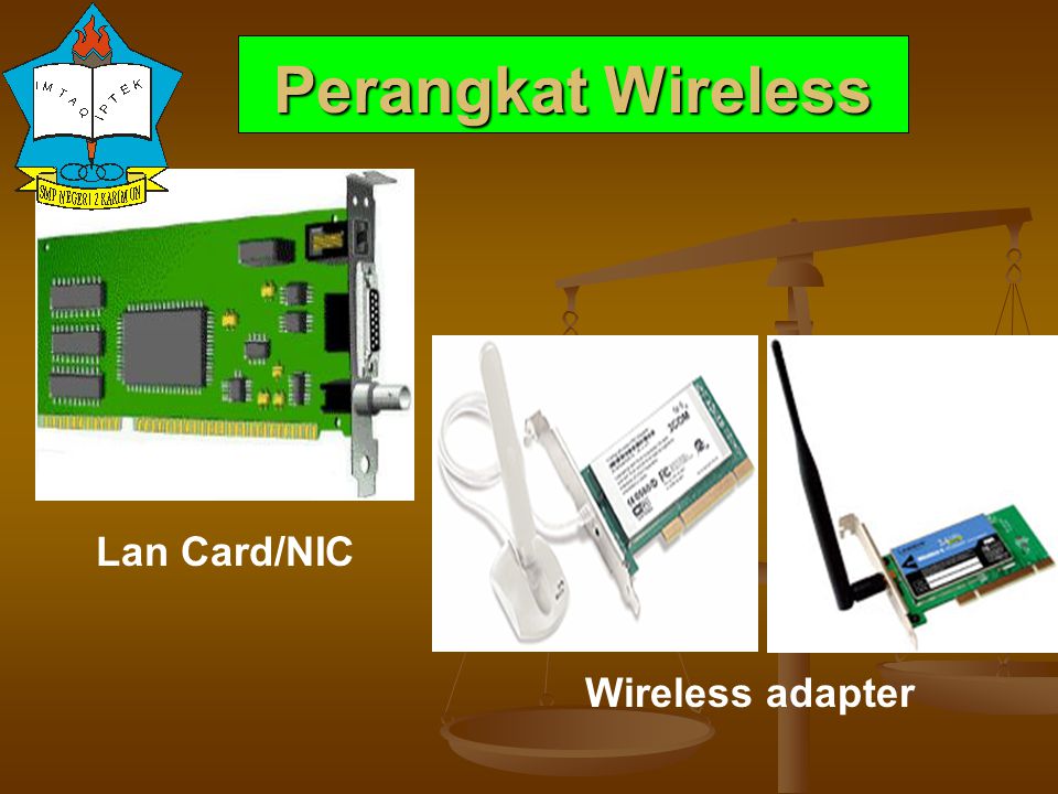 Perangkat Wireless Lan Card/NIC Wireless adapter
