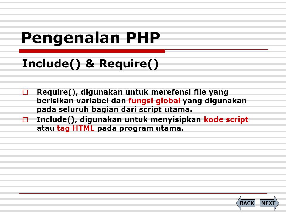 Pengenalan PHP Perulangan (While) While(….syarat….) { ………aksi ...