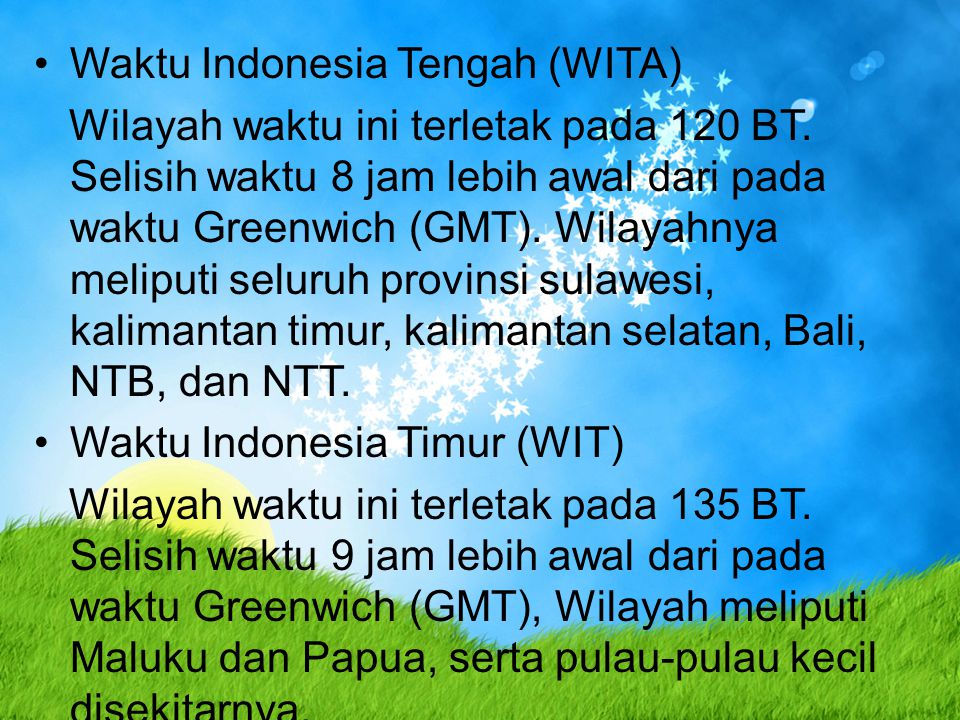 Waktu Indonesia Tengah (WITA)