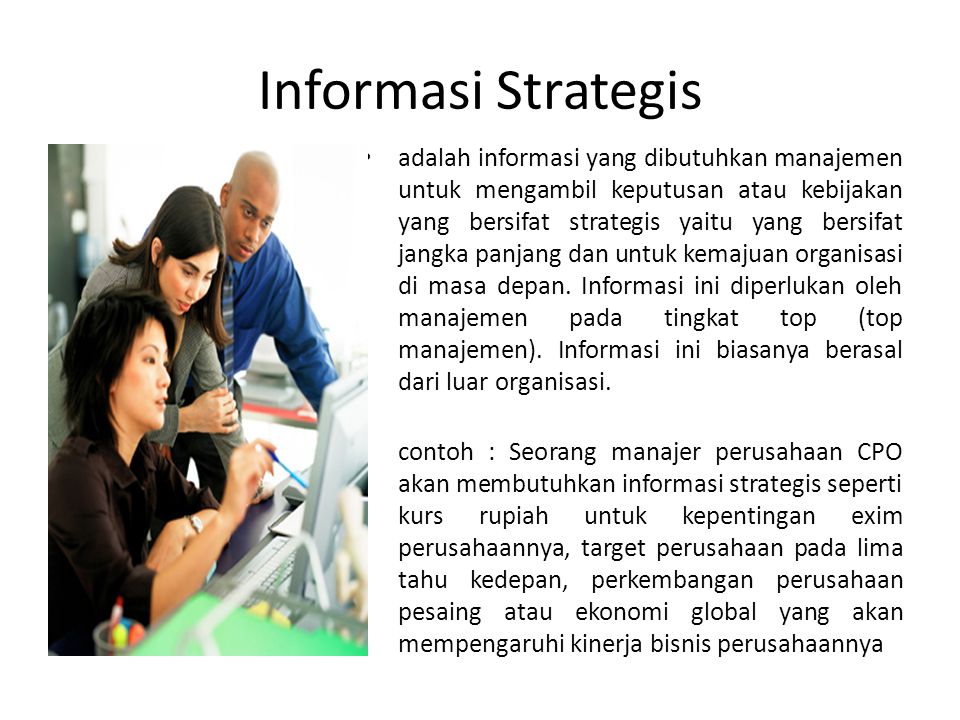 Informasi Strategis
