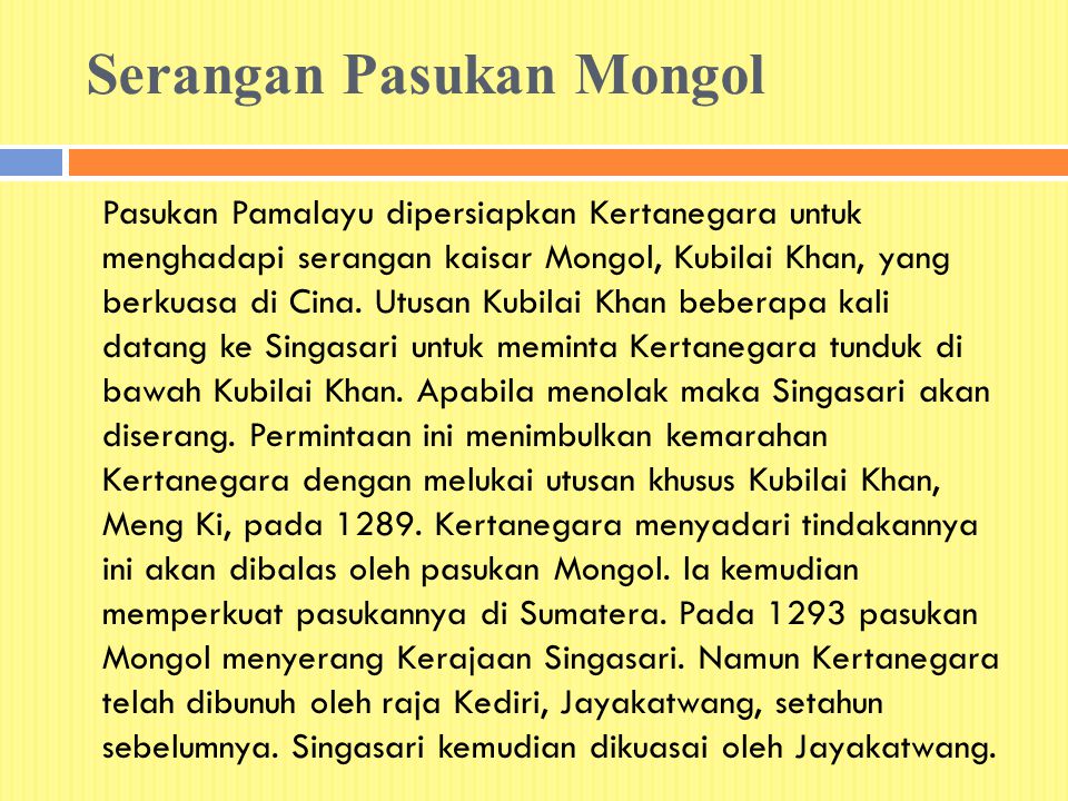 Serangan Pasukan Mongol