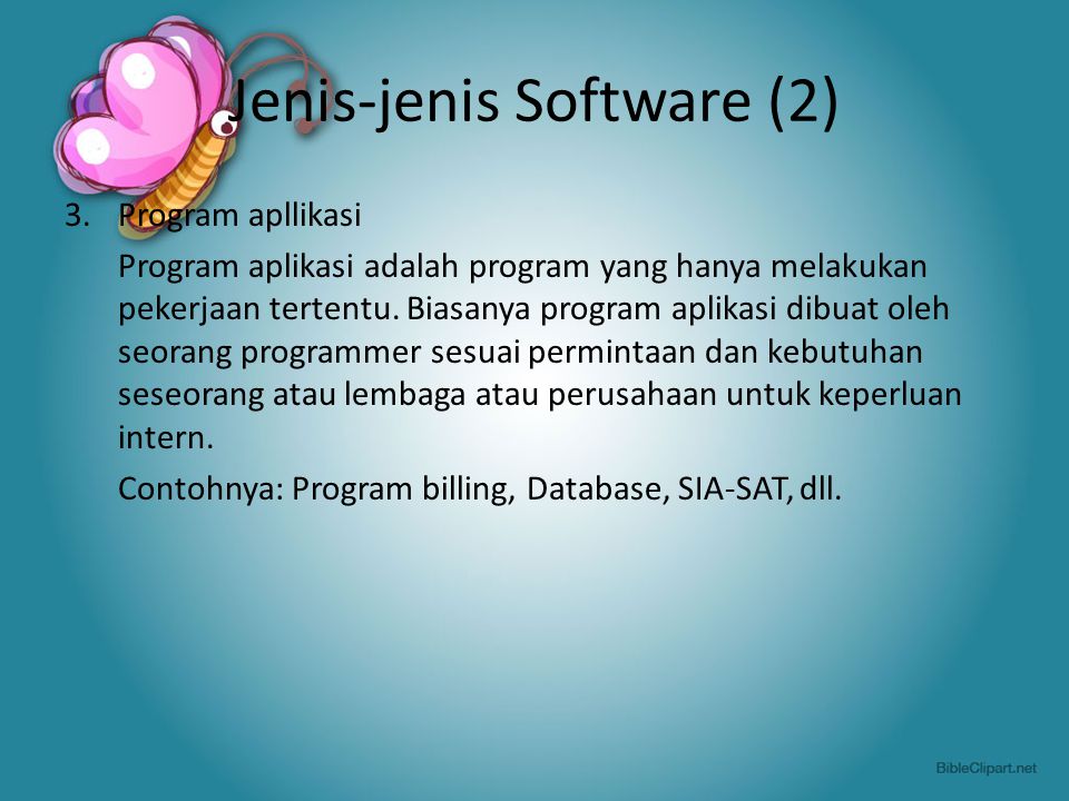 Jenis-jenis Software (2)