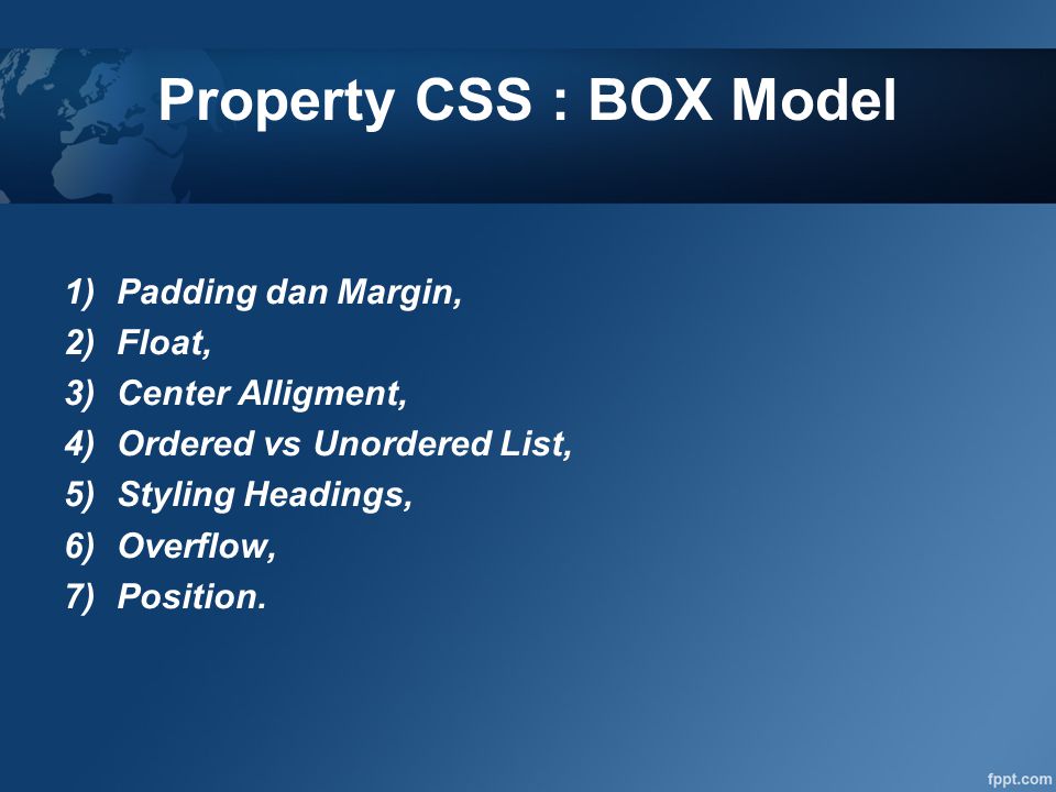 Order position. CSS property.