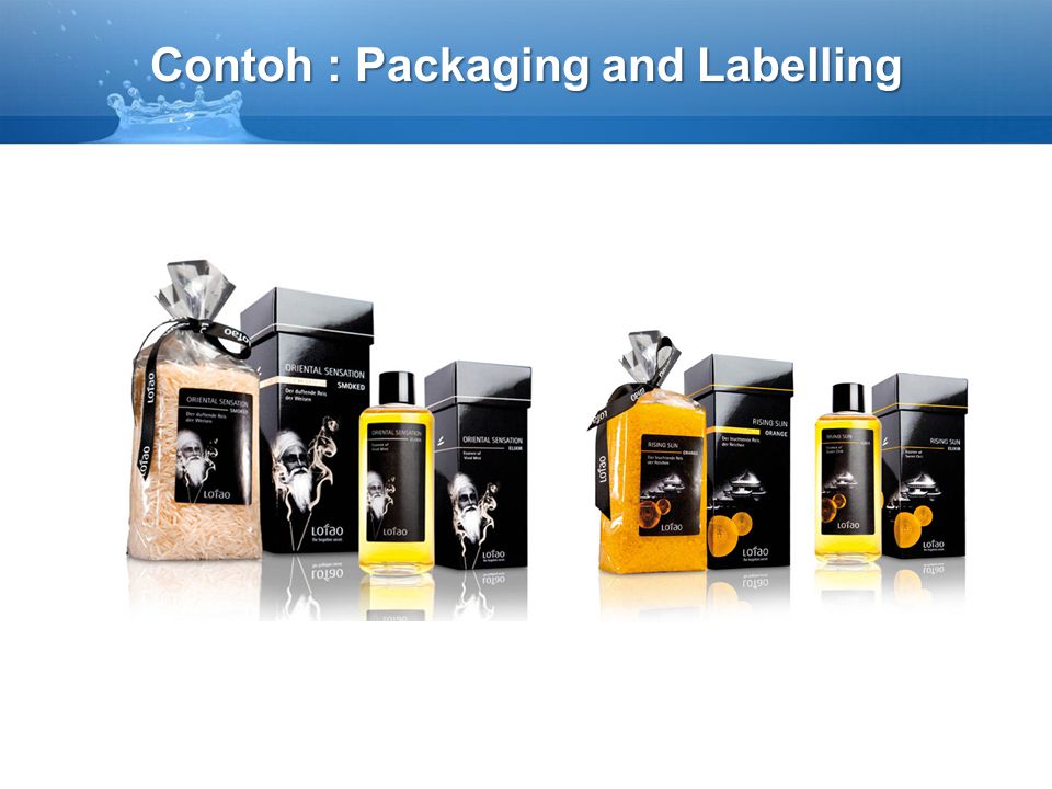 Contoh : Packaging and Labelling