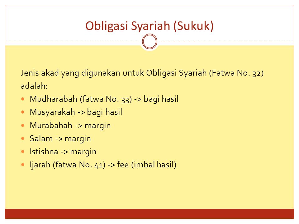 Pasar Modal Syariah : Sukuk - Ppt Download