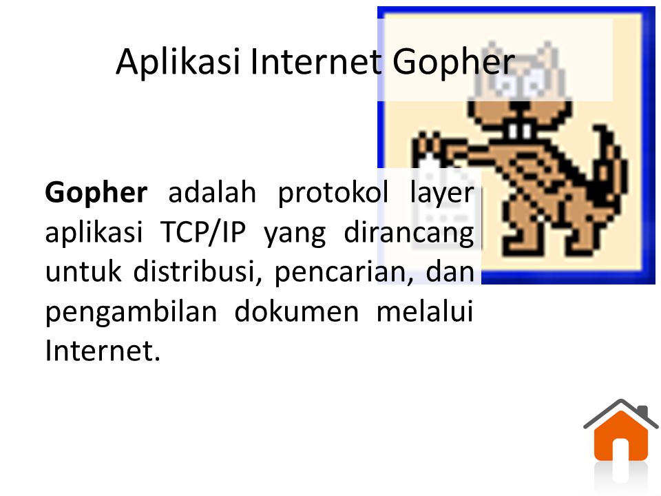 Aplikasi Internet Gopher