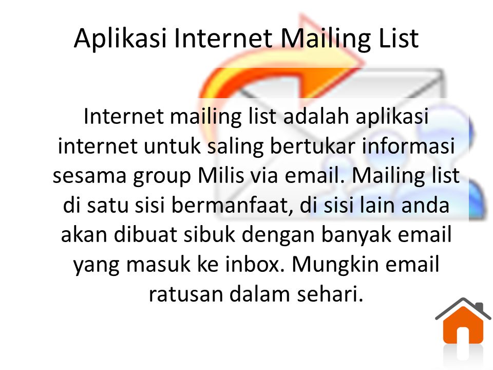 Aplikasi Internet Mailing List