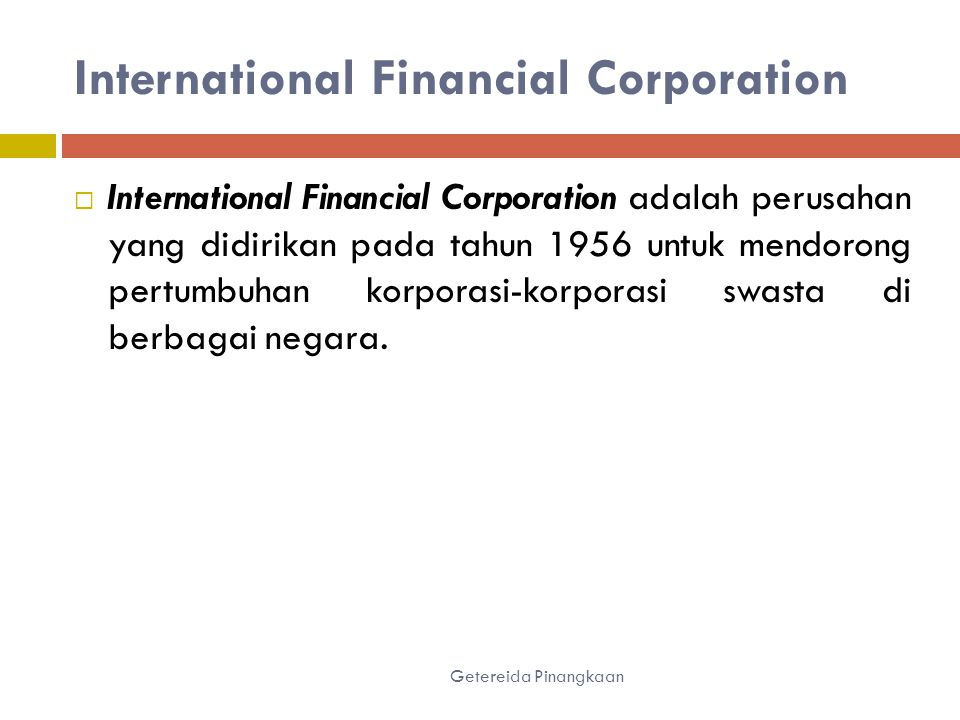 International Financial Corporation