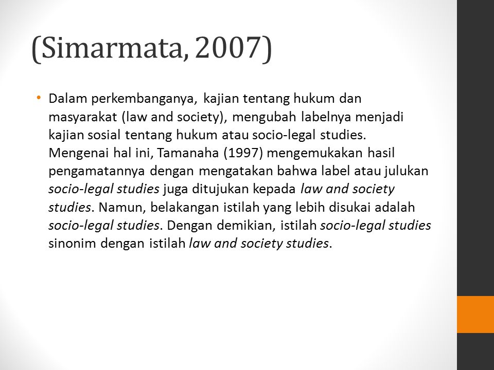 (Simarmata, 2007)