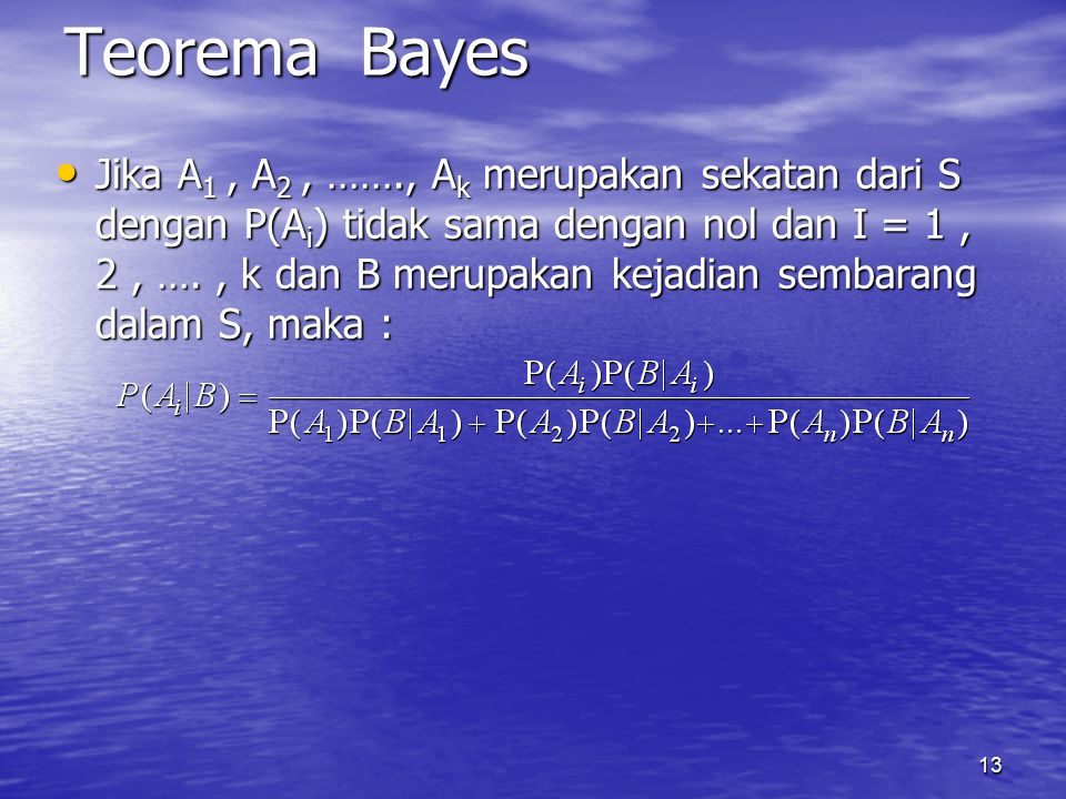 Teorema Bayes