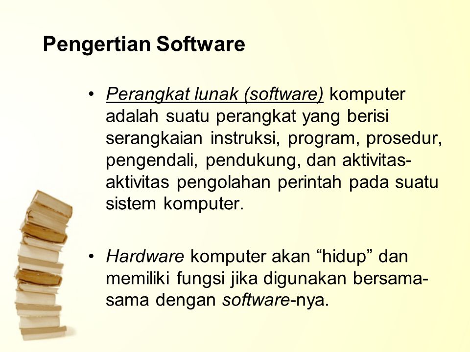 Pengertian Software