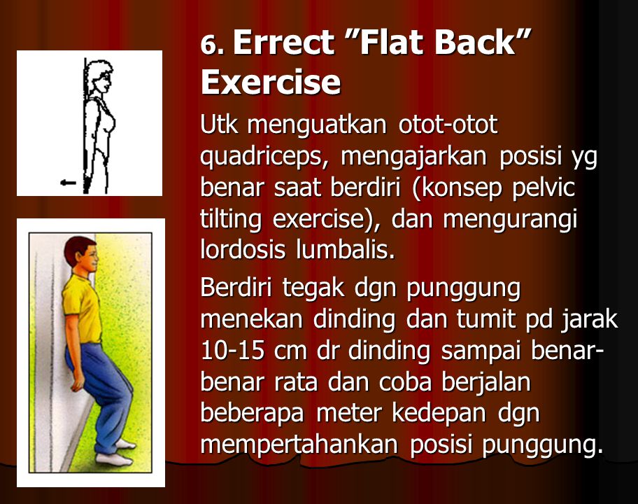 6. Errect Flat Back Exercise