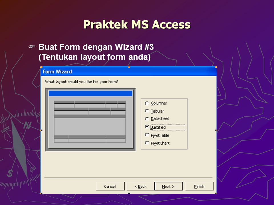 Praktek MS Access Buat Form dengan Wizard #3