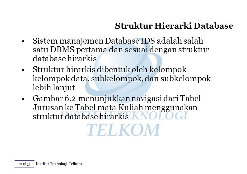 Struktur Hierarki Database