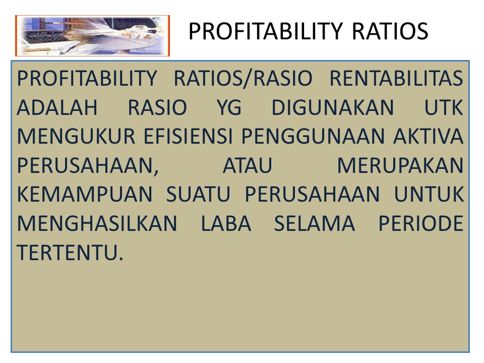 PROFITABILITY RATIOS