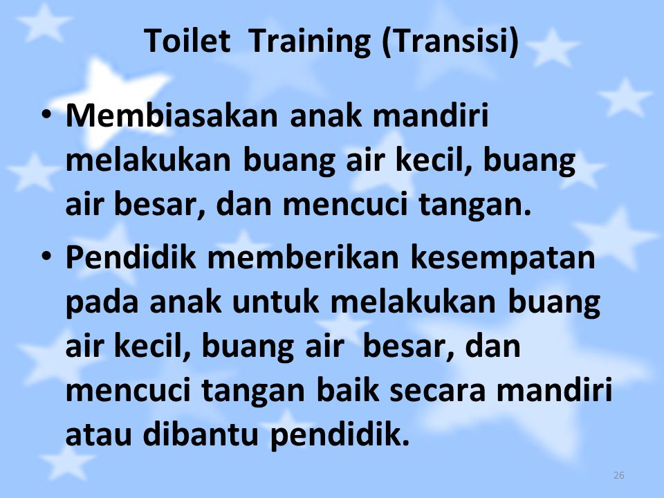Toilet Training (Transisi)