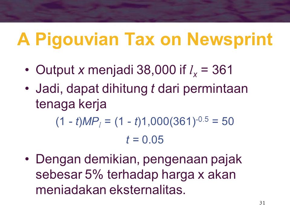 A Pigouvian Tax on Newsprint