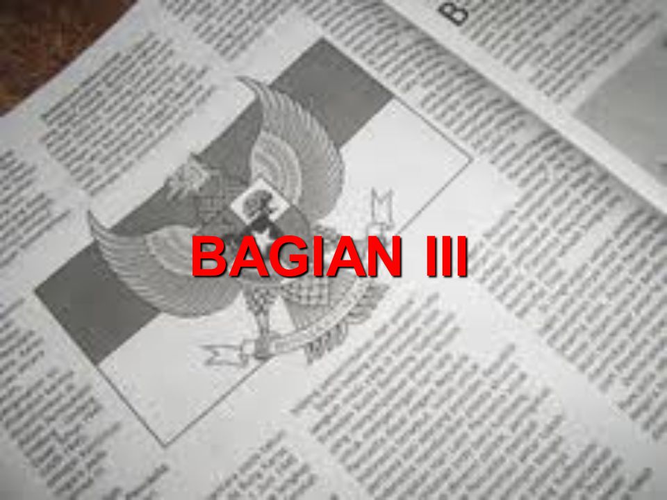 BAGIAN III