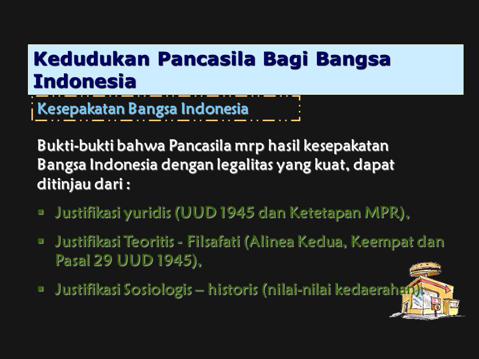 Kedudukan Pancasila Bagi Bangsa Indonesia