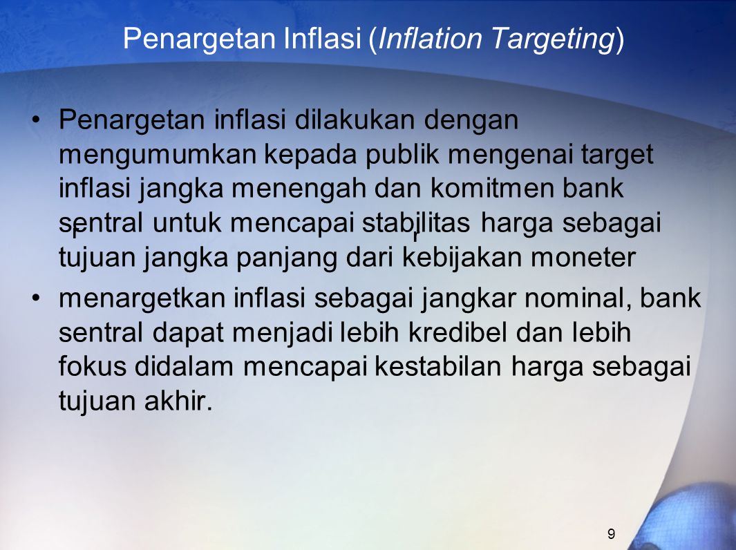 Penargetan Inflasi (Inflation Targeting)