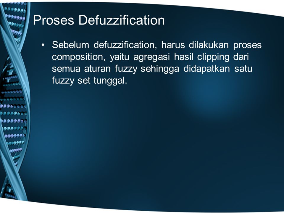 Proses Defuzzification