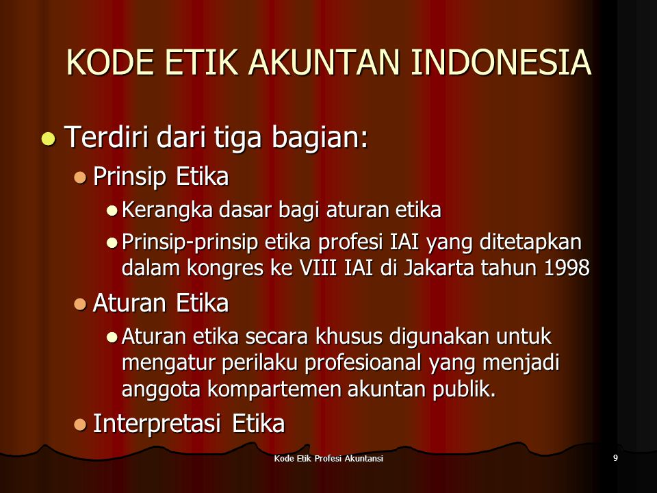 KODE ETIK AKUNTAN INDONESIA