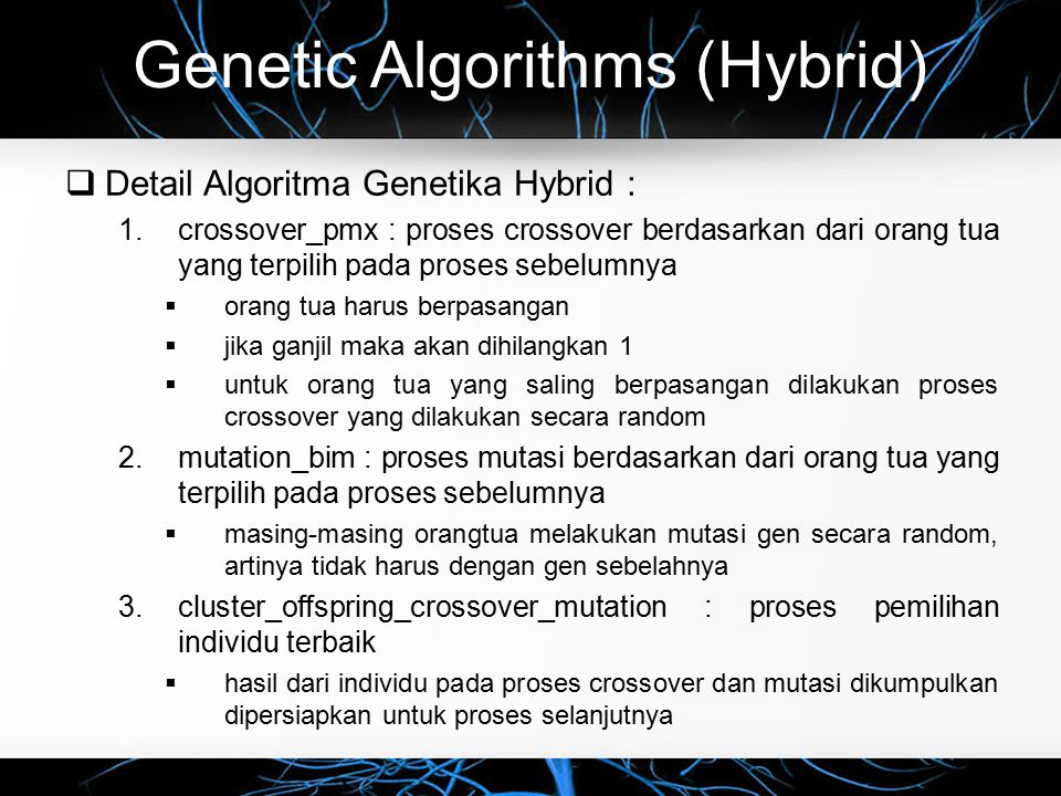 Hybrid algorithm