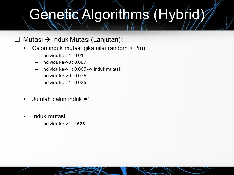 Hybrid algorithm