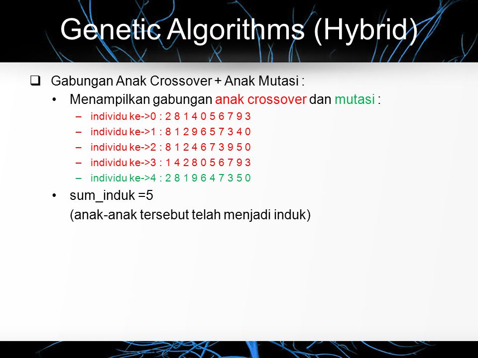 Hybrid algorithm