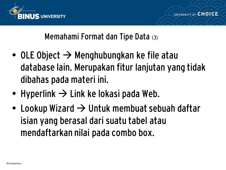 Memahami Format dan Tipe Data (3)