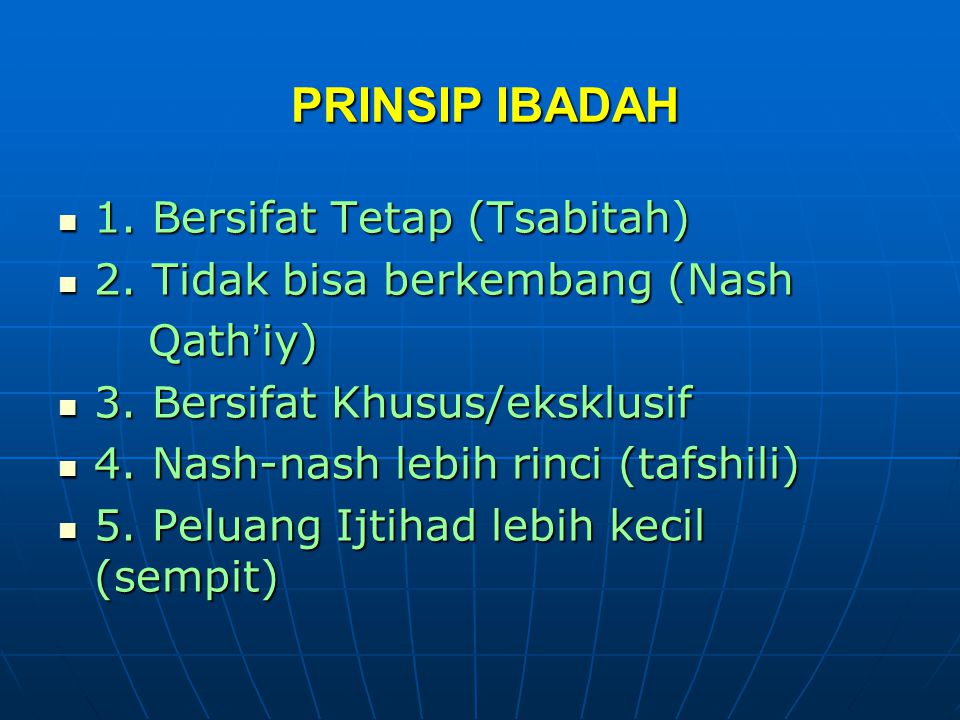 Prinsip Ibadah Dan Maqashid Al Syariah Dalam Islam – Ilmu