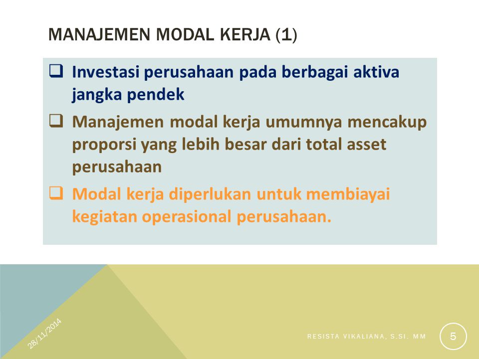 Manajemen modal kerja (1)
