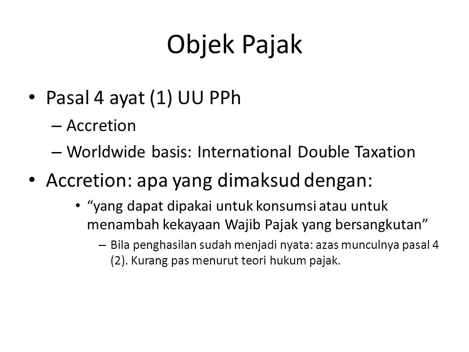 Pajak Penghasilan Indonesia - Ppt Download