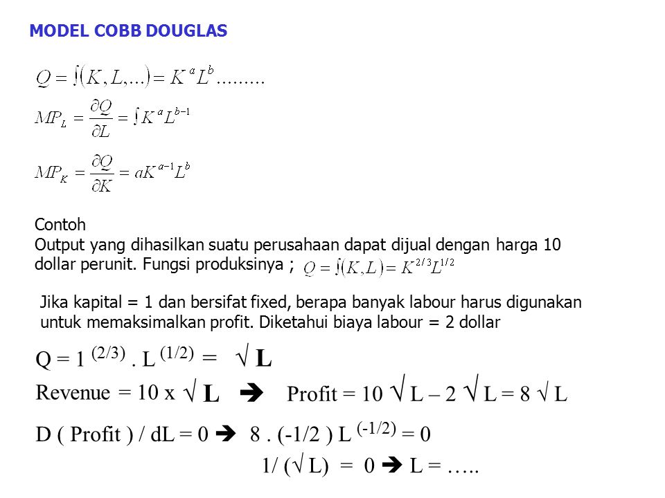 Teori Produksi Production Theory Ppt Download