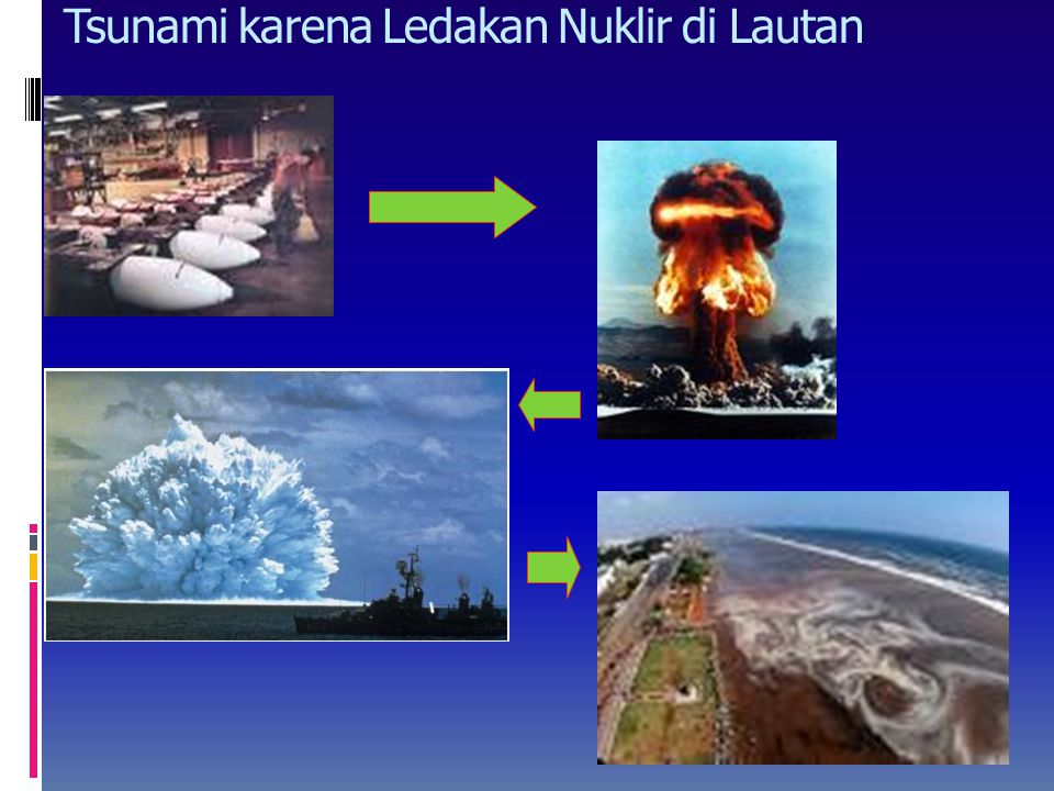 Tsunami karena Ledakan Nuklir di Lautan