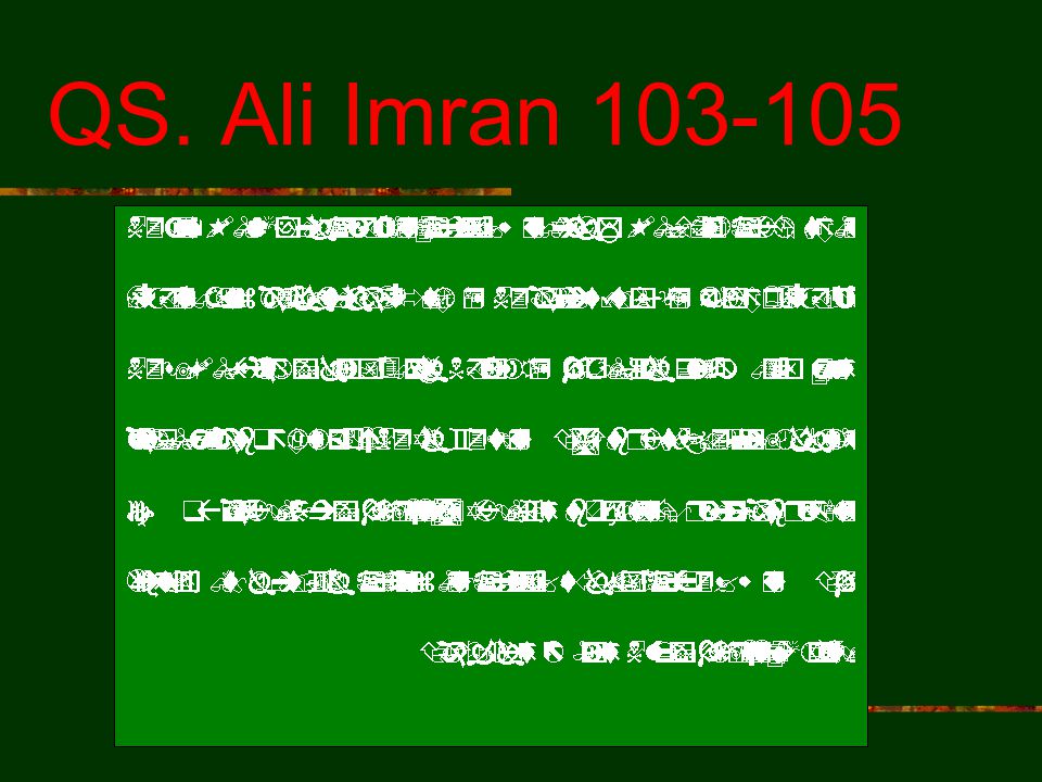 QS. Ali Imran