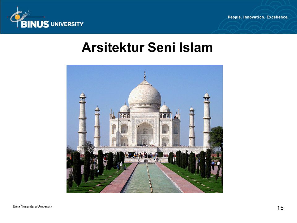 Arsitektur Seni Islam Bina Nusantara University