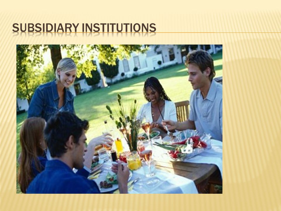 Subsidiary Institutions