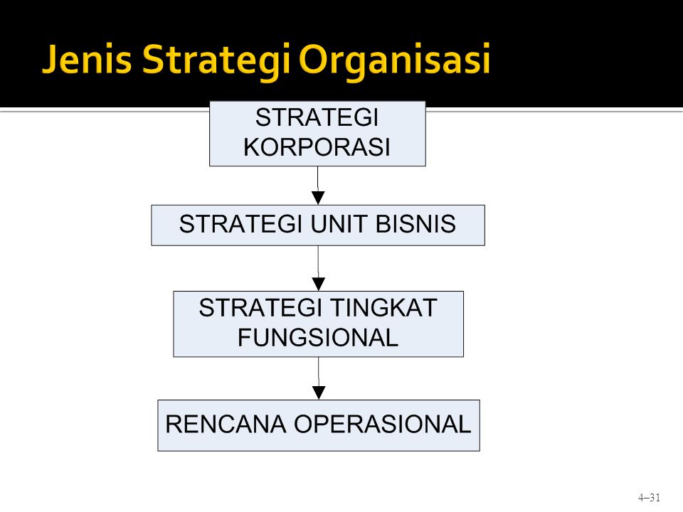 Jenis Strategi Organisasi