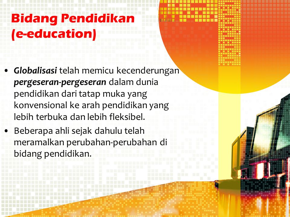 Bidang Pendidikan (e-education)