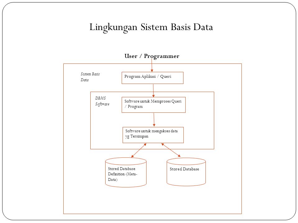 Lingkungan Sistem Basis Data