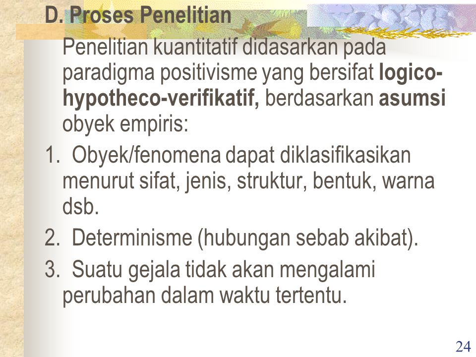 D. Proses Penelitian
