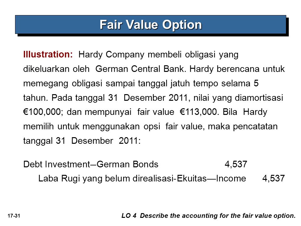 Fair Value Option