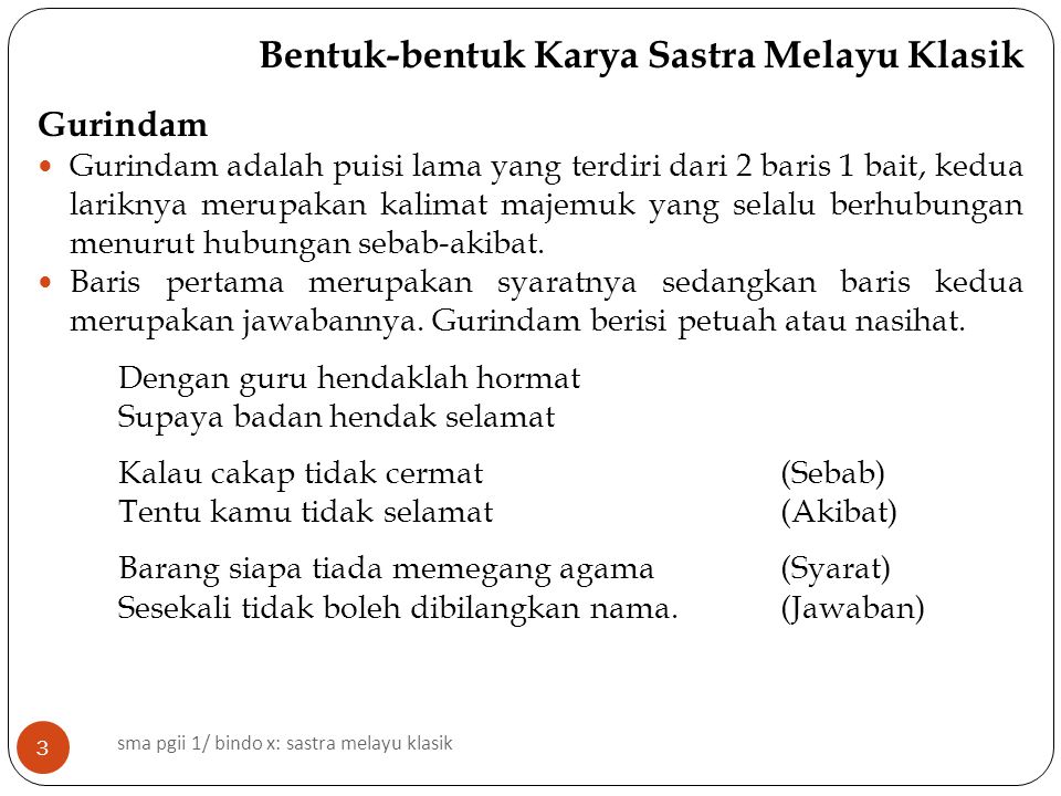 Contoh Hikayat Sastra Melayu Klasik - Simak Gambar Berikut
