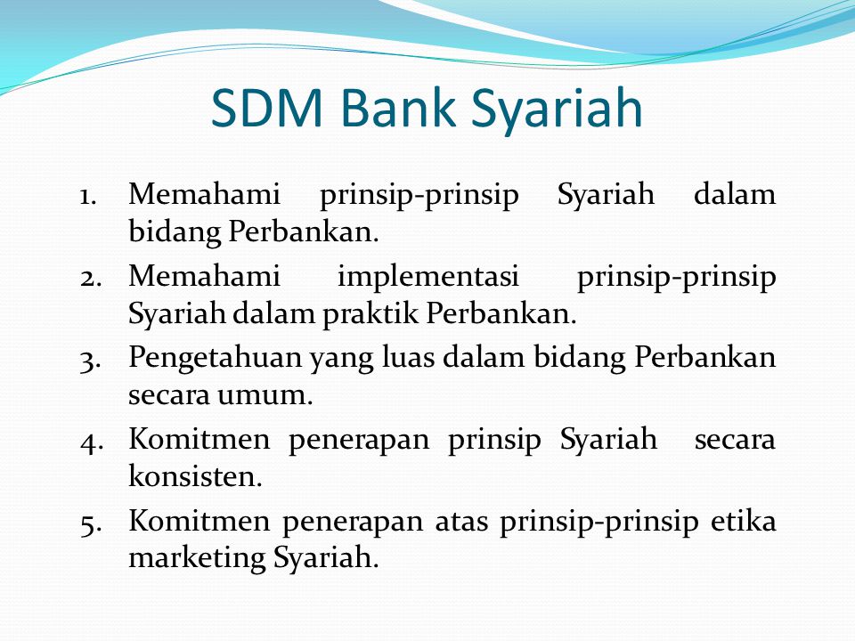 SDM Bank Syariah